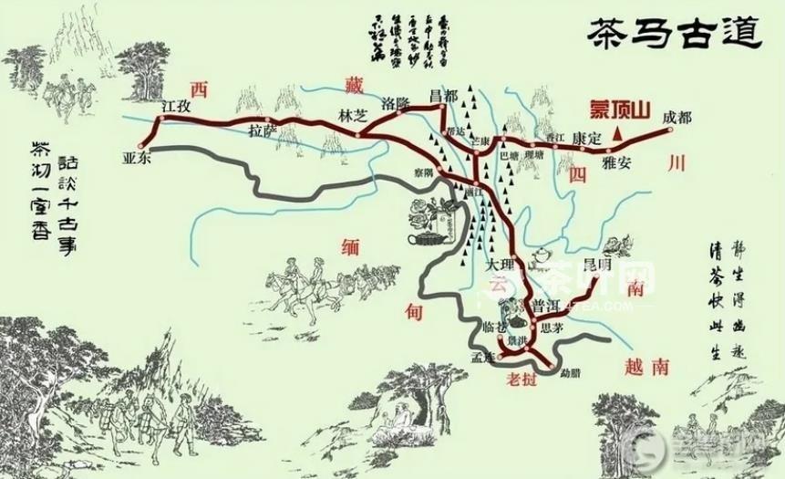 茶马古道的起点和终点-茶叶网(图3)